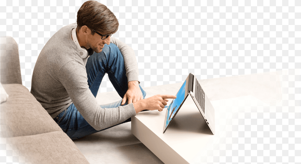 People Using Laptop, Computer, Electronics, Pc, Adult Free Transparent Png