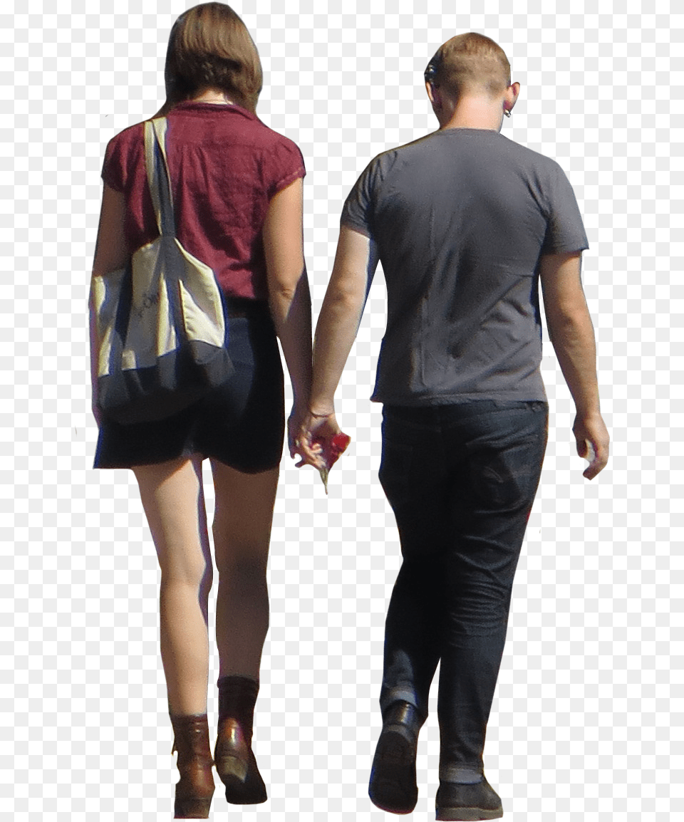 People Walking Away For Kids Girl Full Size People Walking Away, Hand, Person, Back, Body Part Free Png Download