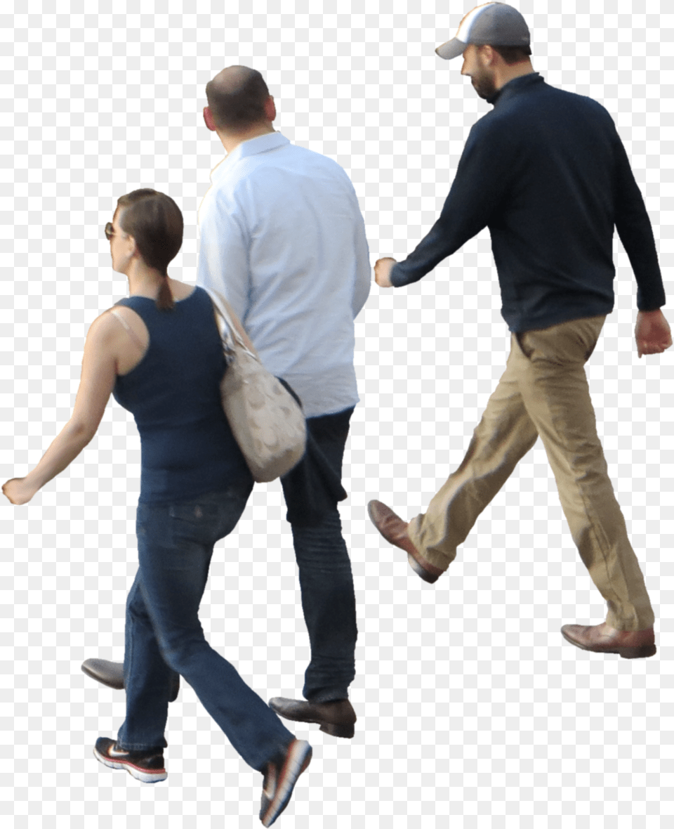People Walking Away Images In Group People Walking, Hat, Jeans, Pants, Clothing Free Transparent Png