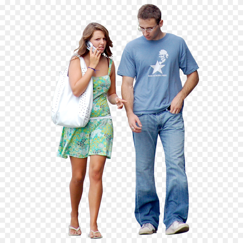 People Walking For Photoshop Click To Download Description, Jeans, Pants, Clothing, Woman Free Transparent Png