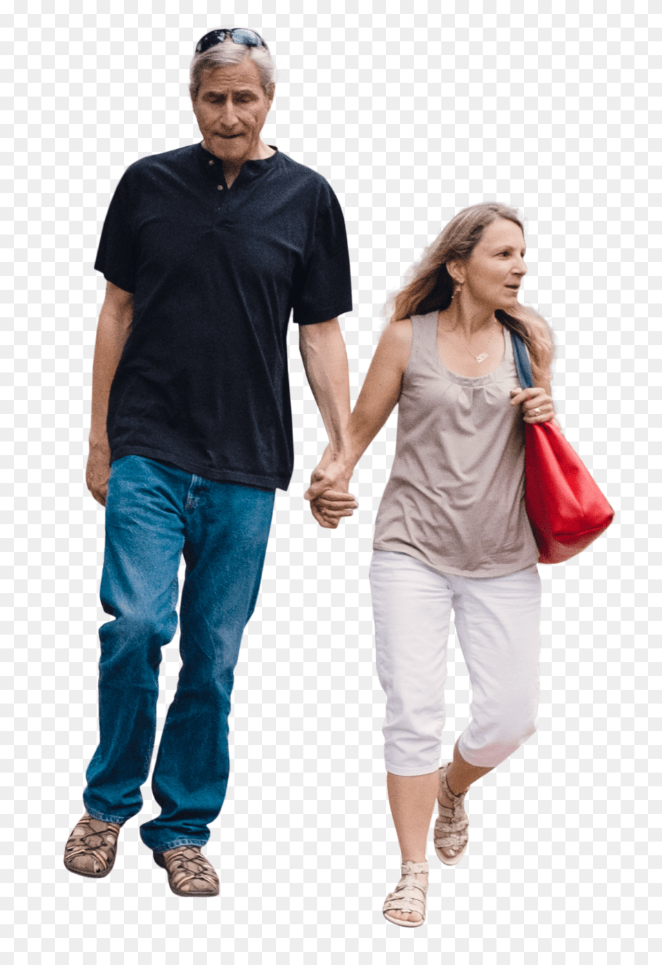 People Walking Front View People Walking, Accessories, Person, Bag, Body Part Free Png