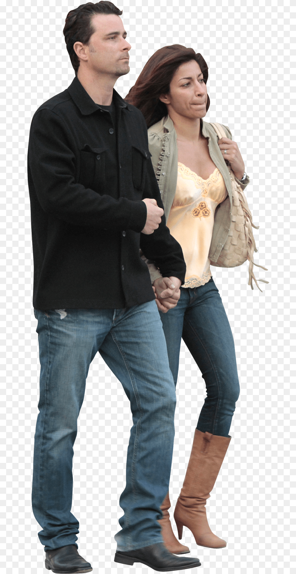 People Walking Holding Hands, Jeans, Clothing, Pants, Sleeve Free Png