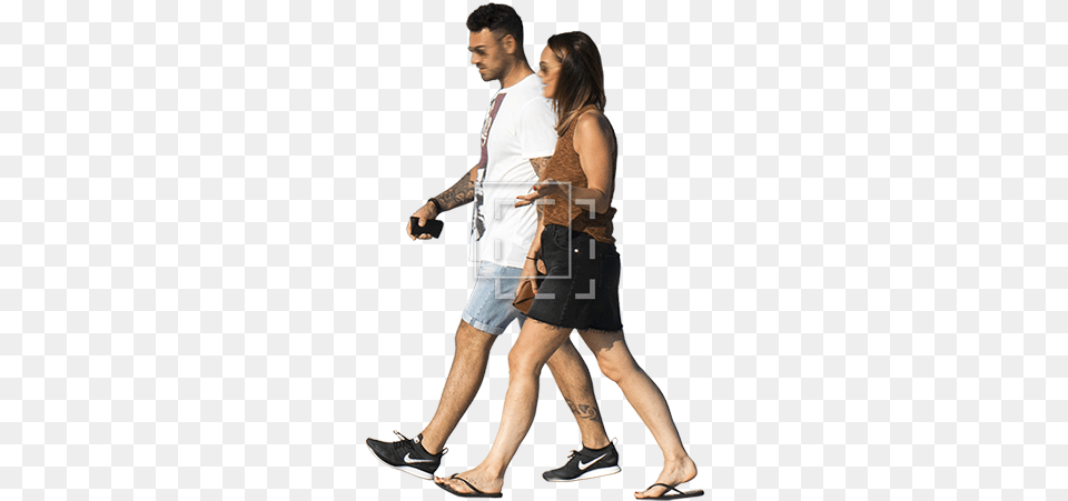 People Walking Picture Man And Woman Walking, Person, Clothing, Shoe, Footwear Free Png