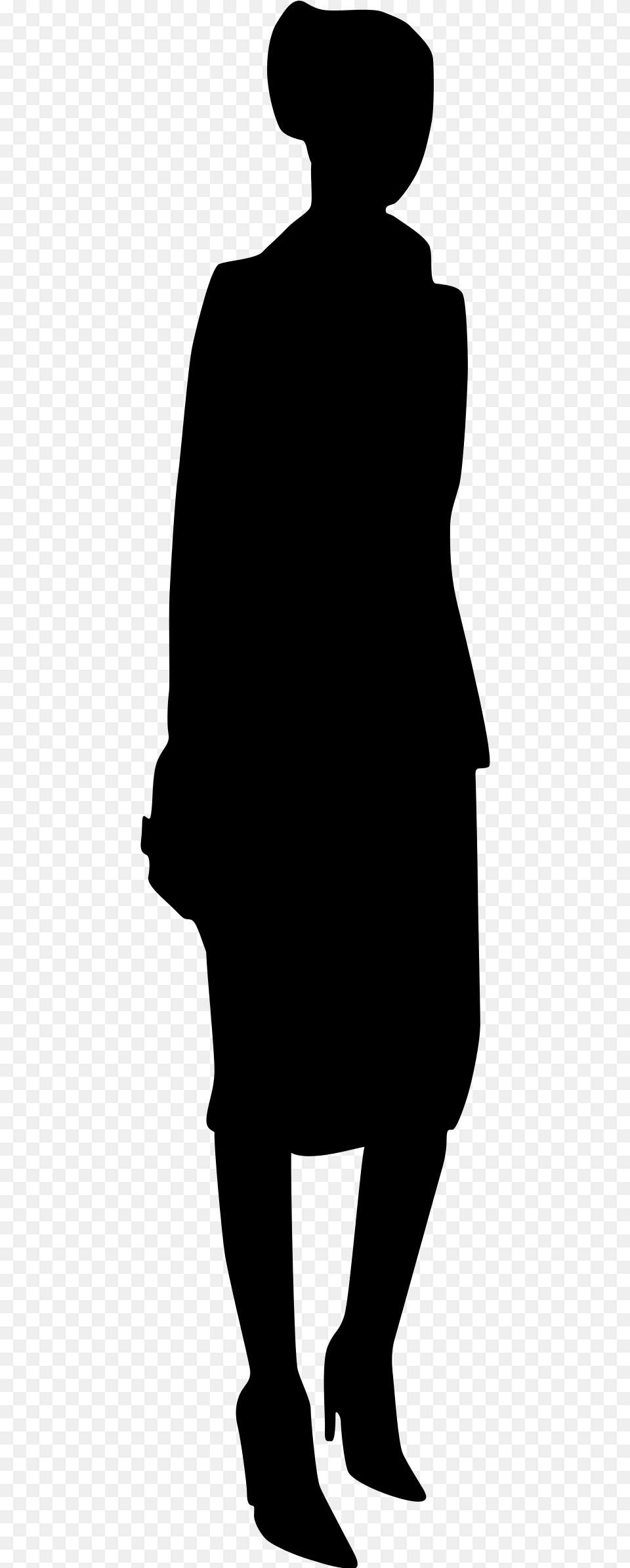 People Walking Silhouettes Download Little Black Dress, Gray Free Transparent Png