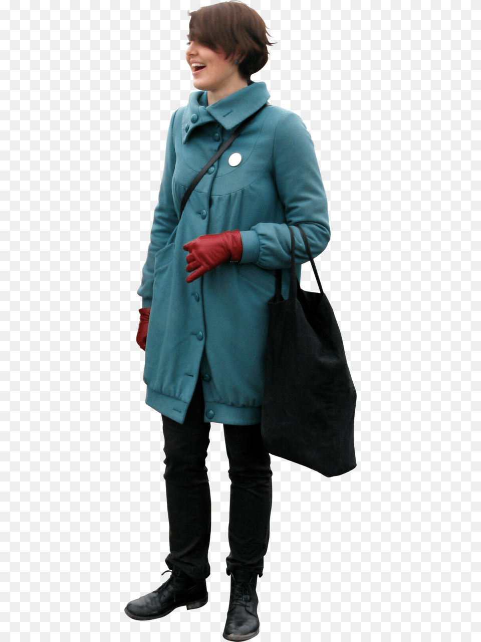 People Watching Cutout, Clothing, Coat, Overcoat, Sleeve Png Image