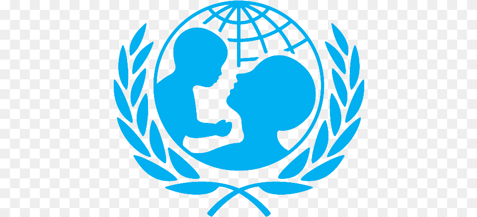 People With Blue World Logo Logodix United Nations Emergency Fund, Emblem, Symbol Free Png