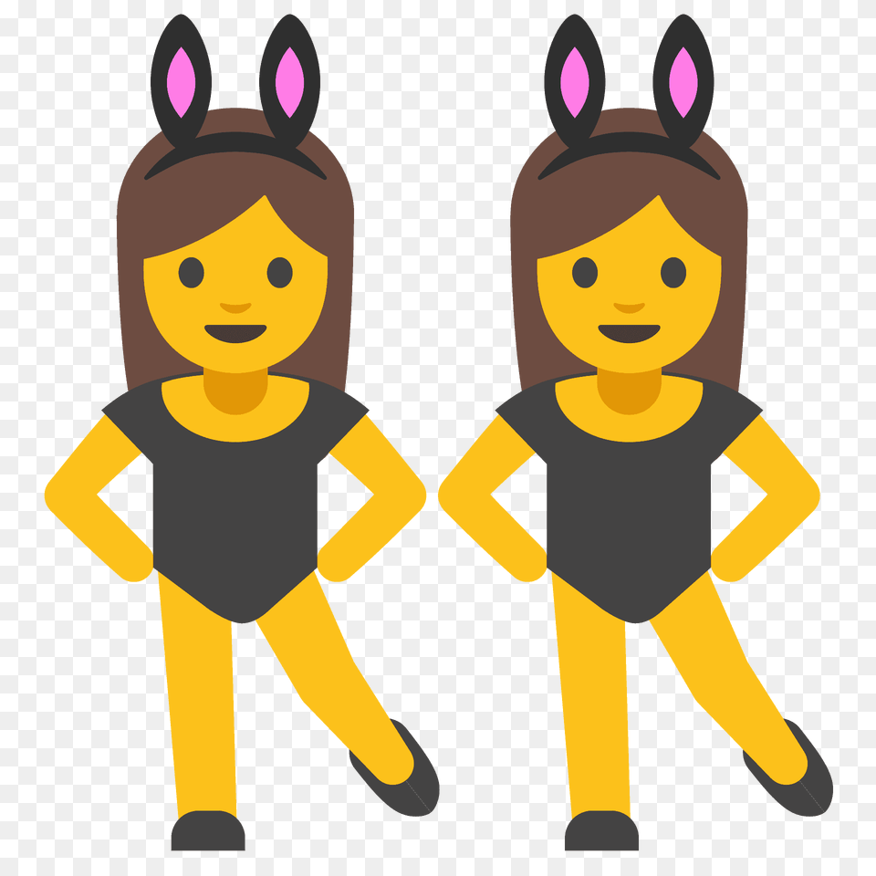 People With Bunny Ears Emoji Clipart, Baby, Person, Face, Head Free Png Download