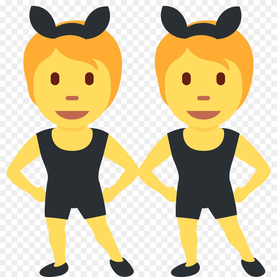 People With Bunny Ears Emoji Clipart, Baby, Person, Face, Head Free Png