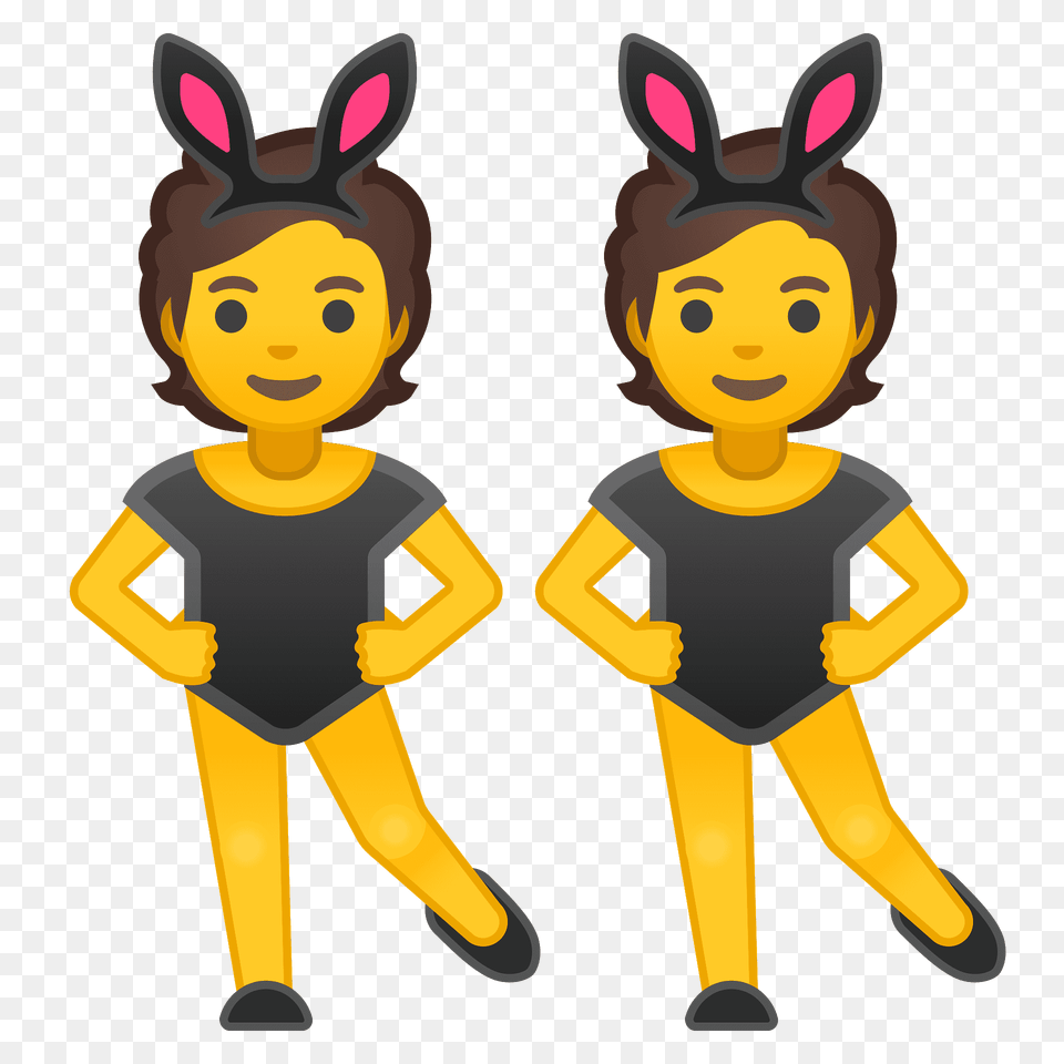 People With Bunny Ears Emoji Clipart, Baby, Person, Face, Head Free Png Download