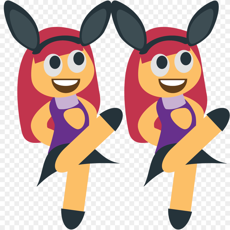 People With Bunny Ears Emoji Clipart, Art, Face, Head, Person Free Png Download