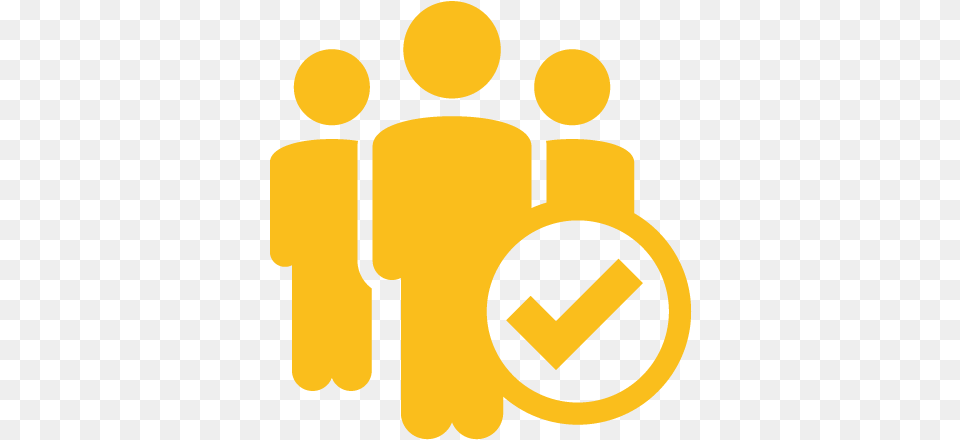 People With Checkmark Icon, Sign, Symbol Free Transparent Png