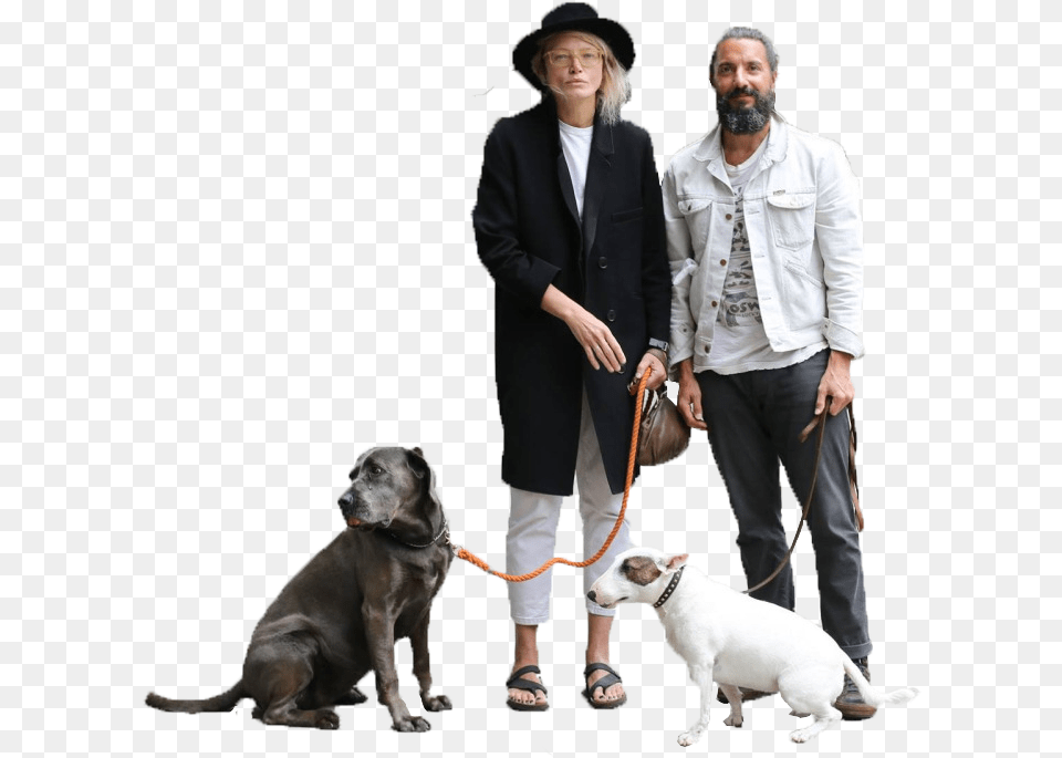 People With Dog, Man, Adult, Male, Clothing Png Image