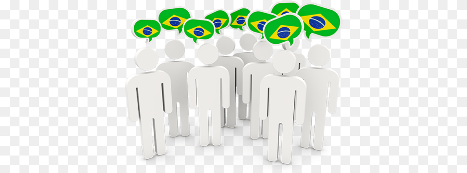People With Speech Bubble Illustration Of Flag Brazil People New Zealand Illustration, Person, Crowd, Huddle Free Png