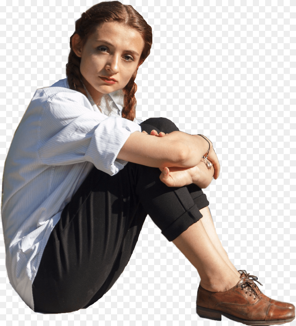 People Woman Women Lady Sitting Looking Sitting, Clothing, Shoe, Footwear, Adult Free Png