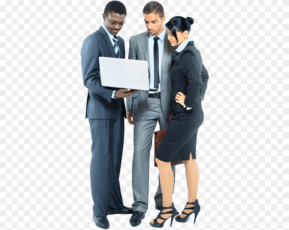 People Working Graphic Transparent Stock People Using Laptop, Shoe, Jacket, Blazer, Clothing Free Png Download