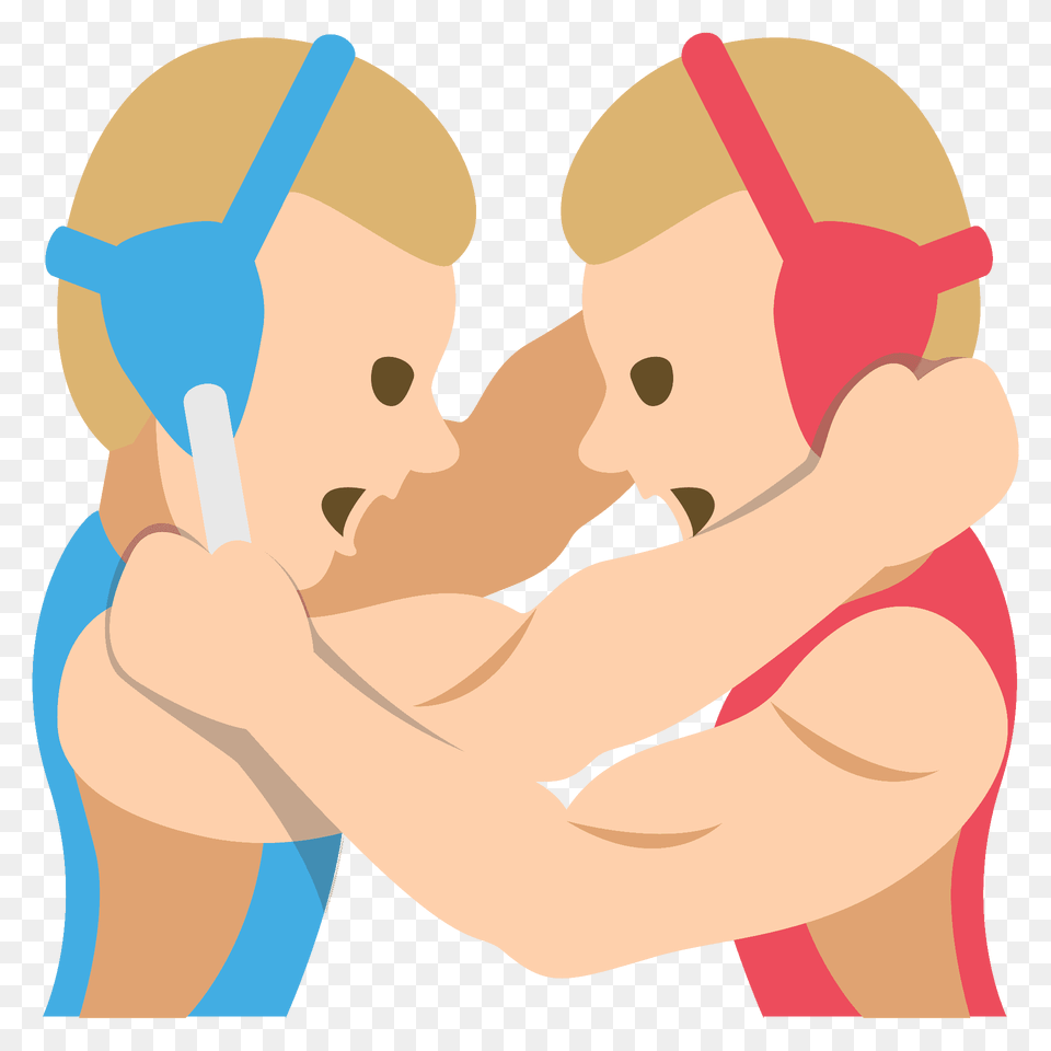 People Wrestling Emoji Clipart, Baby, Person, Sport, Face Free Png Download