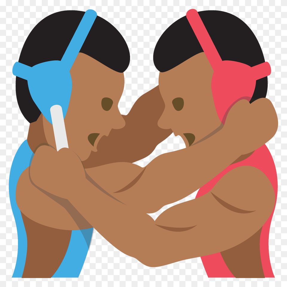 People Wrestling Emoji Clipart, Baby, Person, Face, Head Png