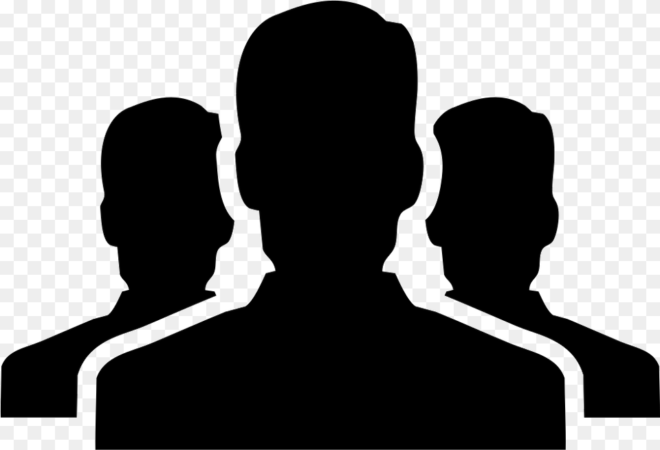 Peoples Meet Our Team Icon, Silhouette, Adult, Male, Man Free Transparent Png