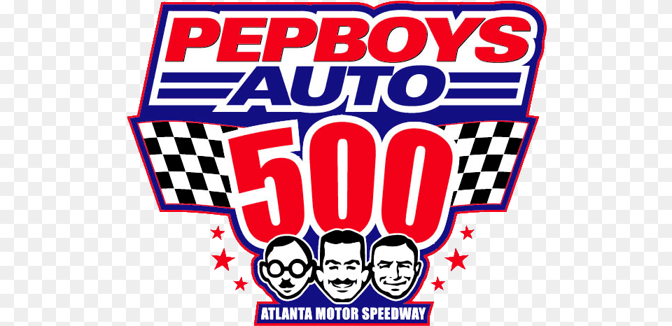 Pep Boys Tune Up Atlanta Motor Speedway 500 Logos, Advertisement, Sticker, Baby, Person Free Png