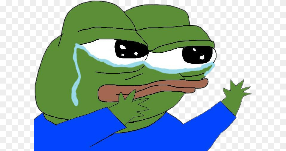 Pepe Cry Sad, Baby, Person, Cartoon Png Image