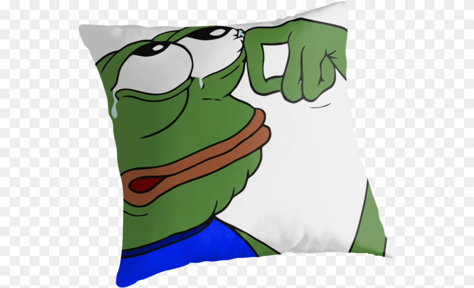 Pepe Crying Frog Meme Memes, Cushion, Home Decor, Pillow, Baby Free Png Download