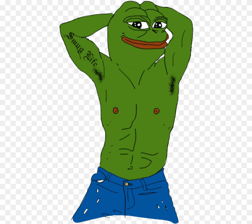 Pepe Drawing Rare Huge Freebie For Powerpoint Pepe The Frog Naked, Long Sleeve, Alien, Clothing, Sleeve Free Transparent Png