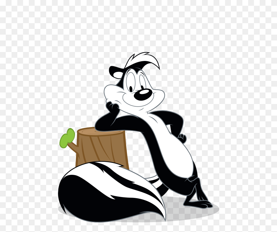 Pepe Le Pew, Cartoon, Stencil, Adult, Female Png