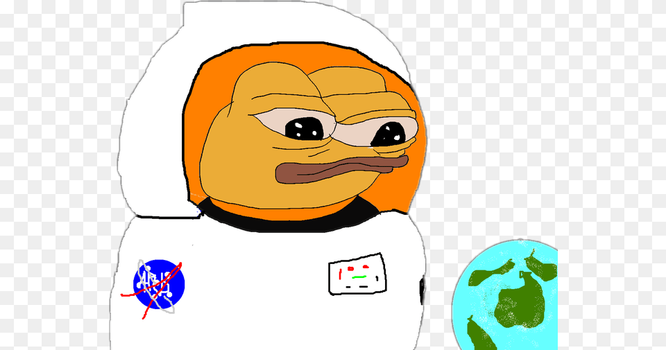 Pepe Meme Rarepepe Nasa Astronaut Space Know Your Meme, Baby, Person, Face, Head Png Image
