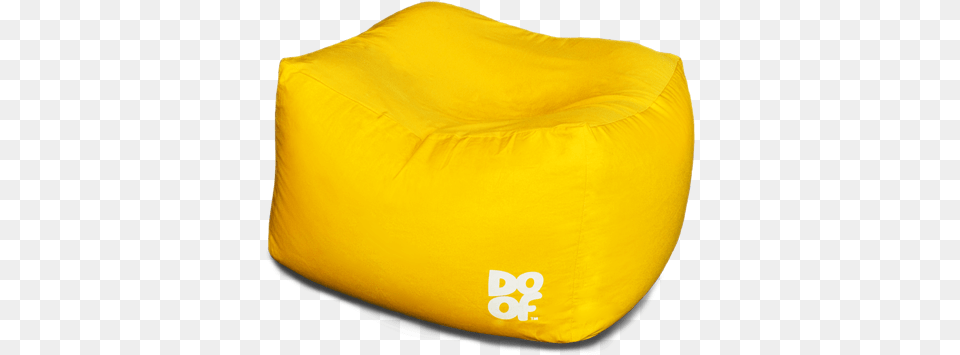 Pepe Pod Yellow Bean Bag Chair, Cushion, Home Decor, Furniture Free Png
