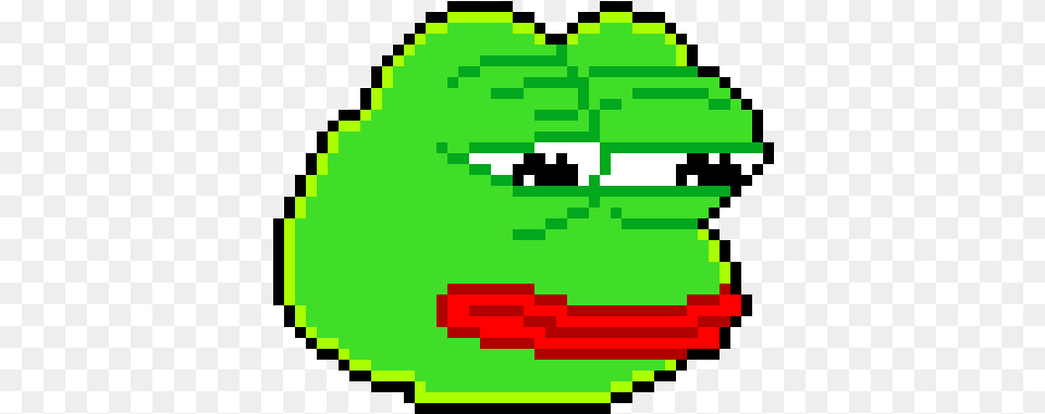 Pepe The Frog Meme Pixel Art Maker Pepe Pixel Art, Green Free Png Download