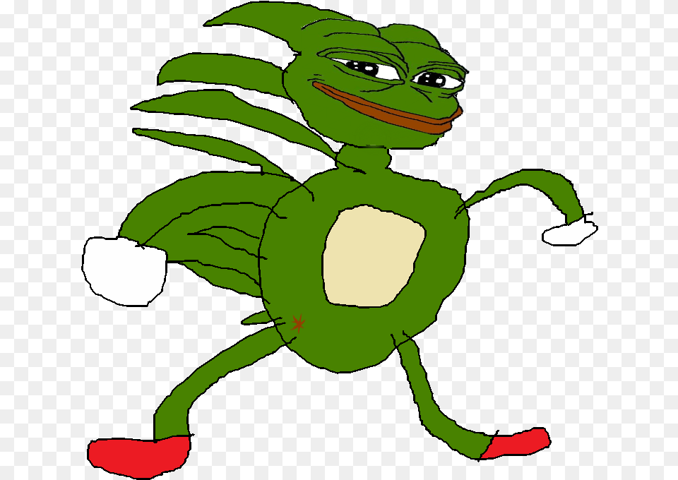 Pepe The Frog Pepe The Frog Sanic, Green, Baby, Person, Face Free Transparent Png