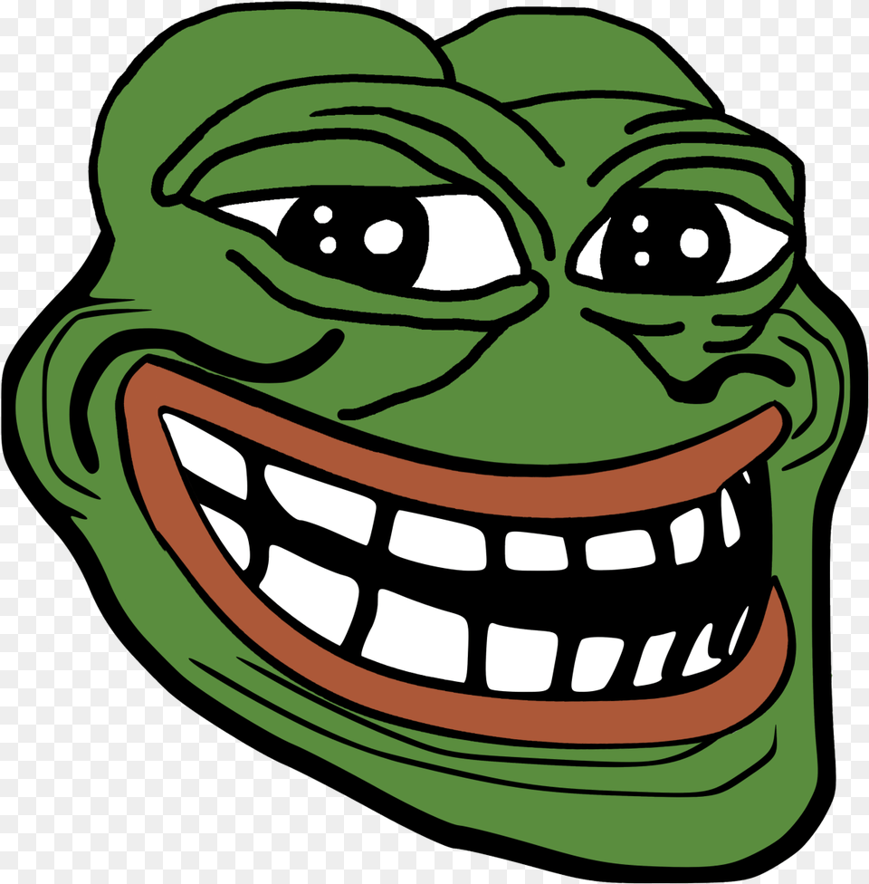 Pepe The Frog Troll Face, Body Part, Green, Mouth, Person Free Png Download