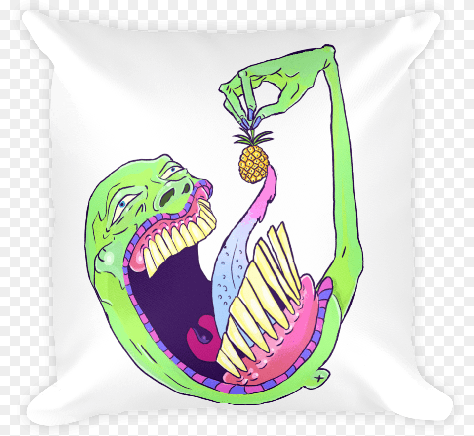 Pepe The Pineapple Guy Pillow Throw Pillow, Cushion, Home Decor, Food, Fruit Free Png Download