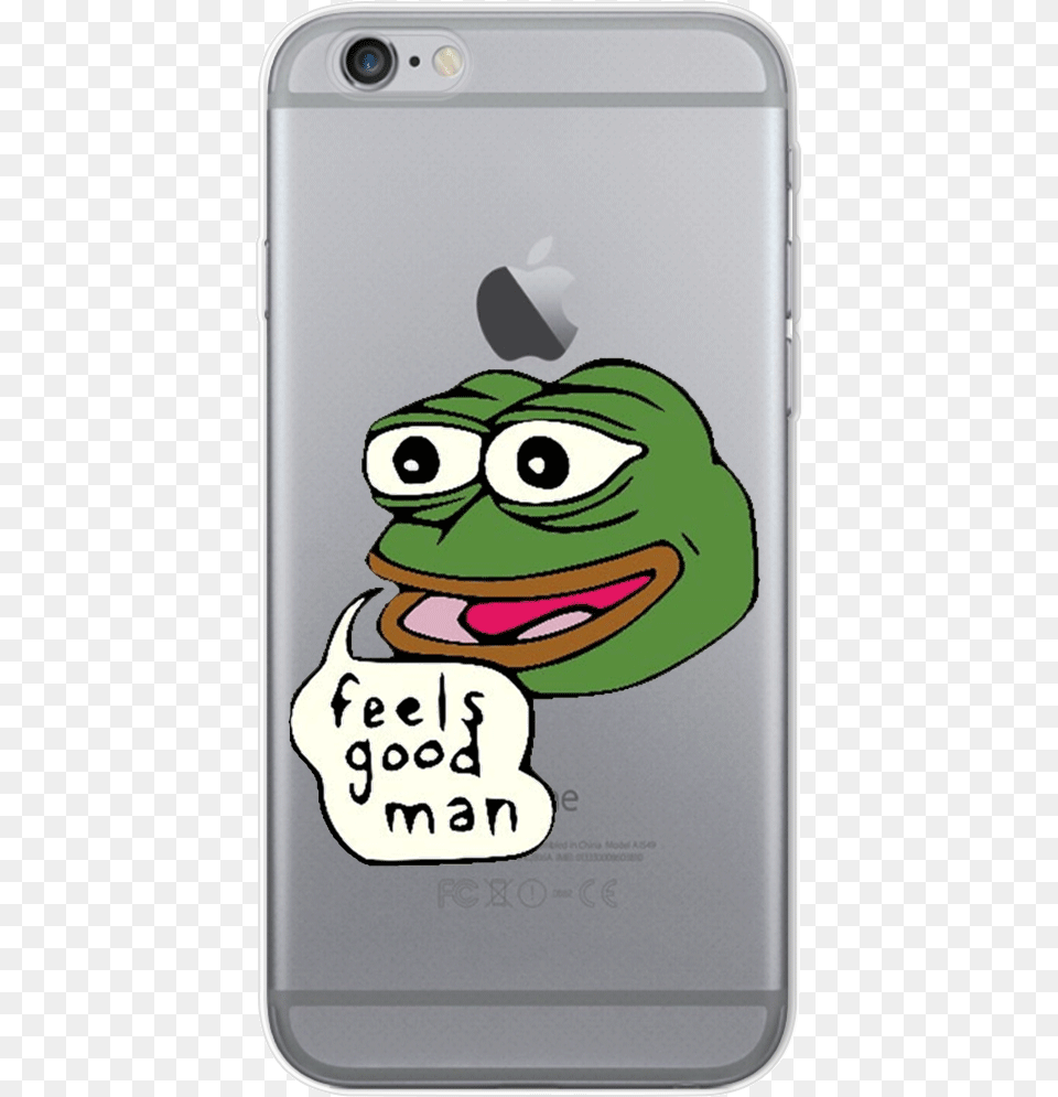Pepe Transparent Pepe The Frog Feels Good Man, Electronics, Mobile Phone, Phone, Face Png