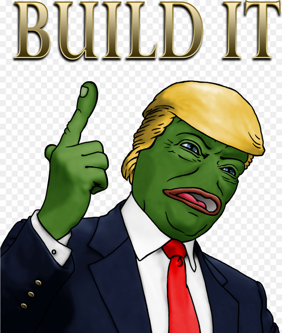 Pepe Trump, Publication, Book, Accessories, Person Free Png Download