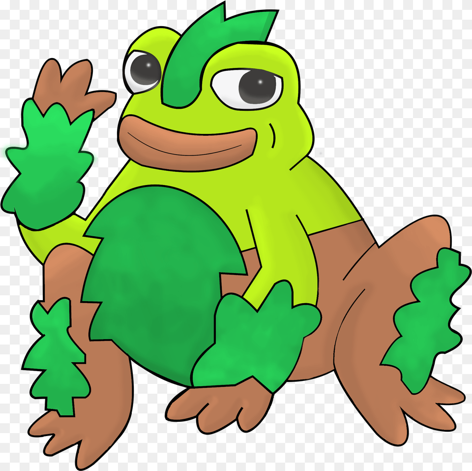 Peperee Pokmon Clover Wiki Fandom Pond Frogs, Amphibian, Animal, Frog, Wildlife Free Png