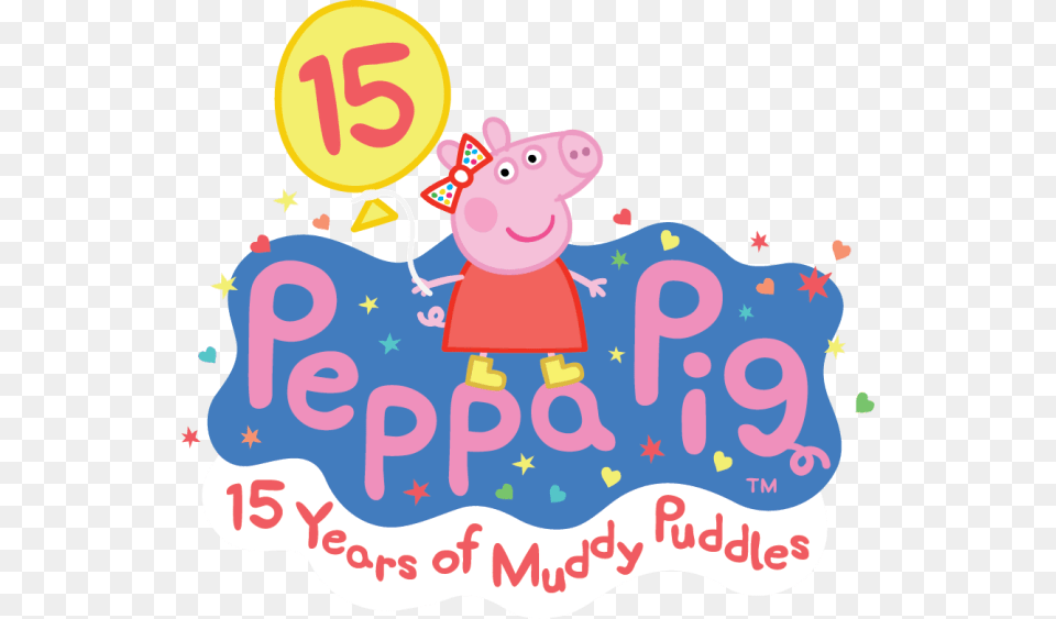 Peppa Pig, Number, Symbol, Text, Birthday Cake Free Transparent Png