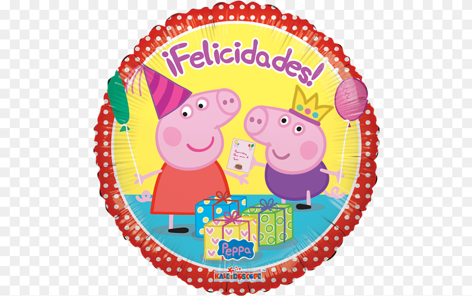 Peppa Pig Birthday, Birthday Cake, Cake, Cream, Dessert Free Png