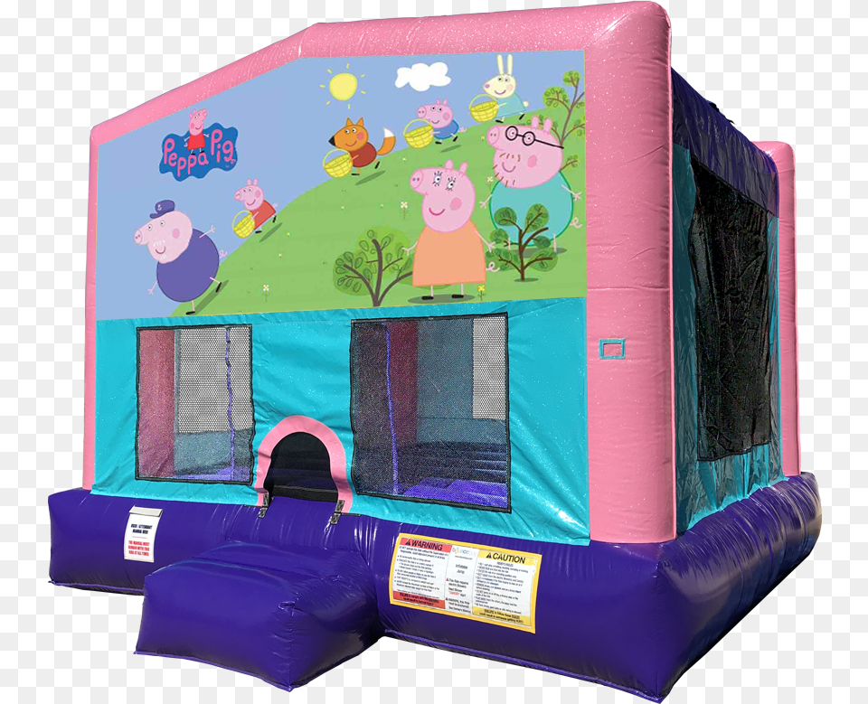 Peppa Pig Bouncer, Inflatable, Baby, Person, Indoors Png