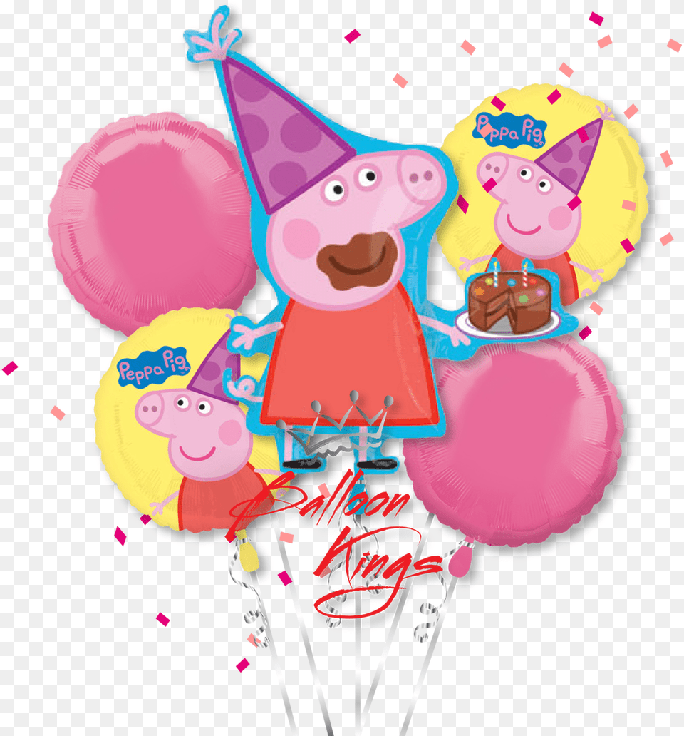 Peppa Pig Bouquet, Clothing, Hat, People, Person Png Image