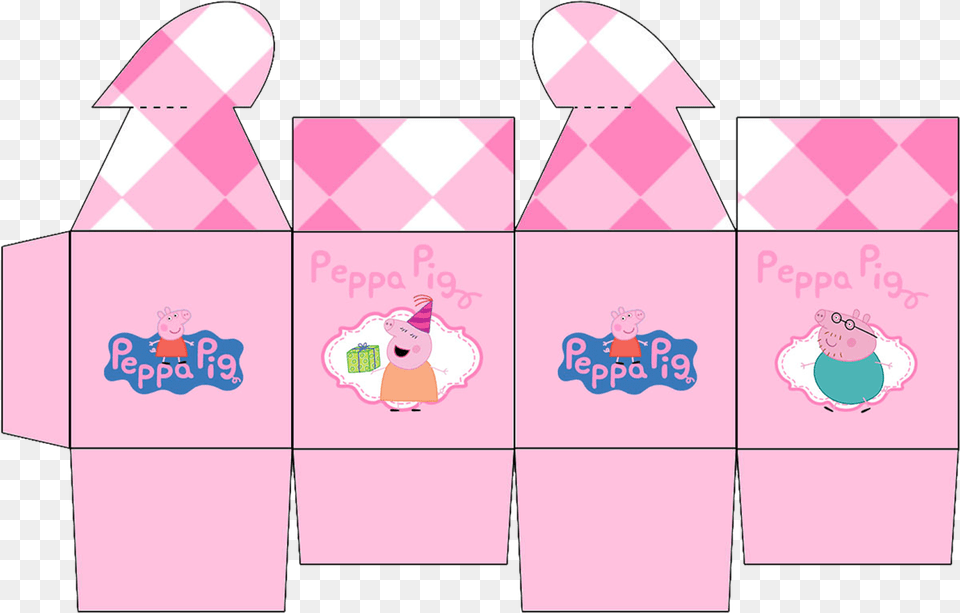 Peppa Pig Cajas Con Cierre En Forma De Corazn Para Peppa Pig Printable Box, Person, Clothing, Hat Free Png Download