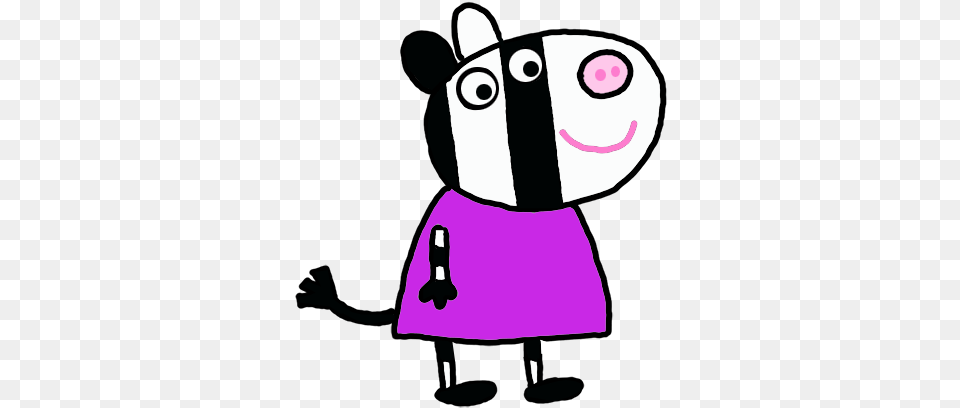 Peppa Pig Characters Zebra, Person Png