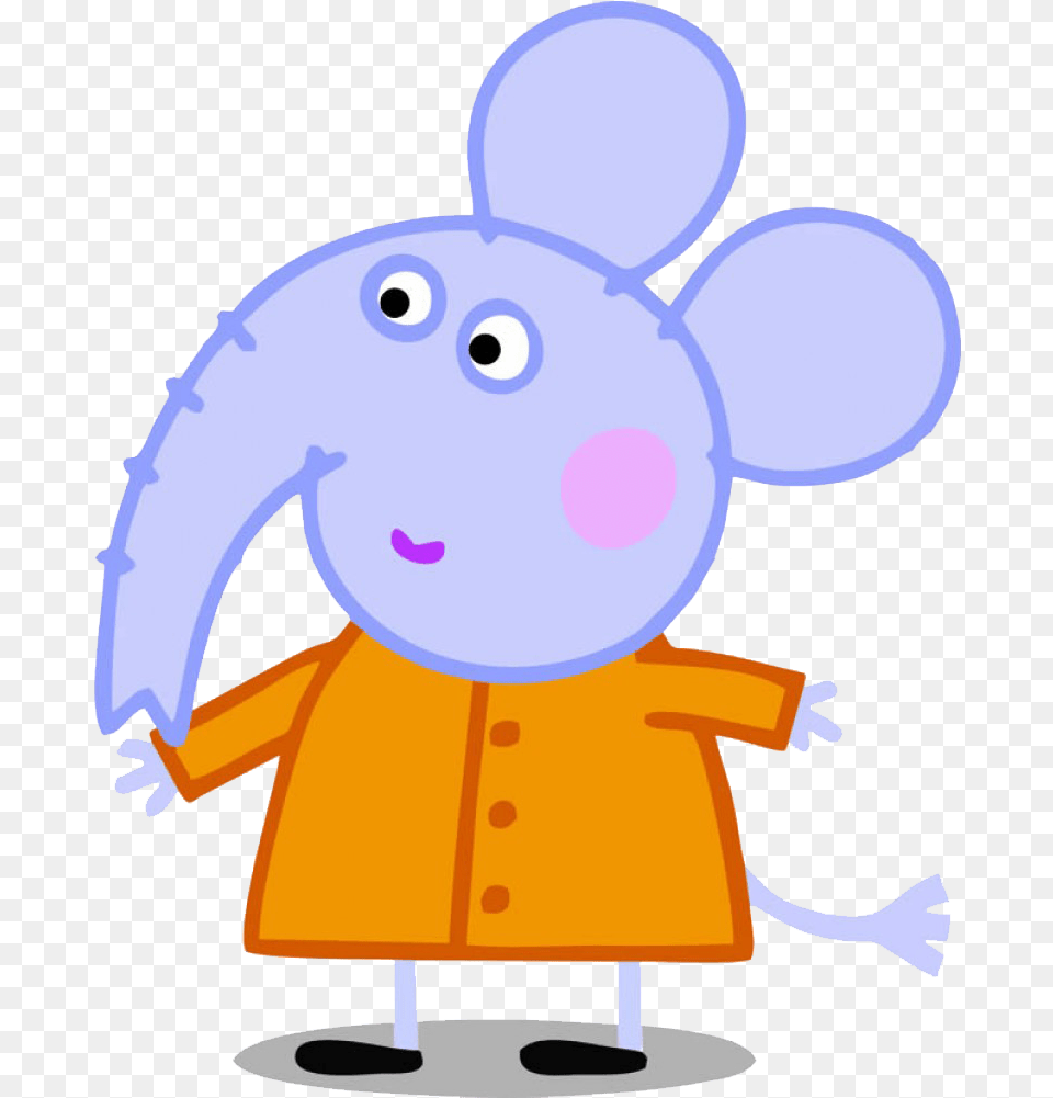 Peppa Pig Elephant Personajes De Peppa Pig, Clothing, Coat, Baby, Person Png Image
