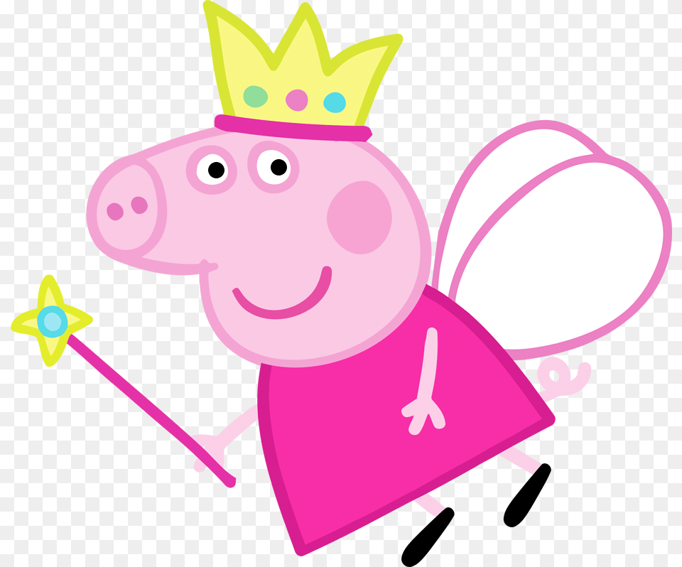 Peppa Pig Fairy Party Printables Images And Backgrounds, People, Person, Animal, Bear Free Transparent Png