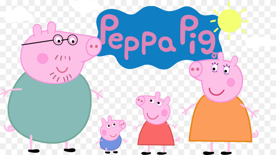 Peppa Pig Family, Animal, Bear, Mammal, Wildlife Free Png