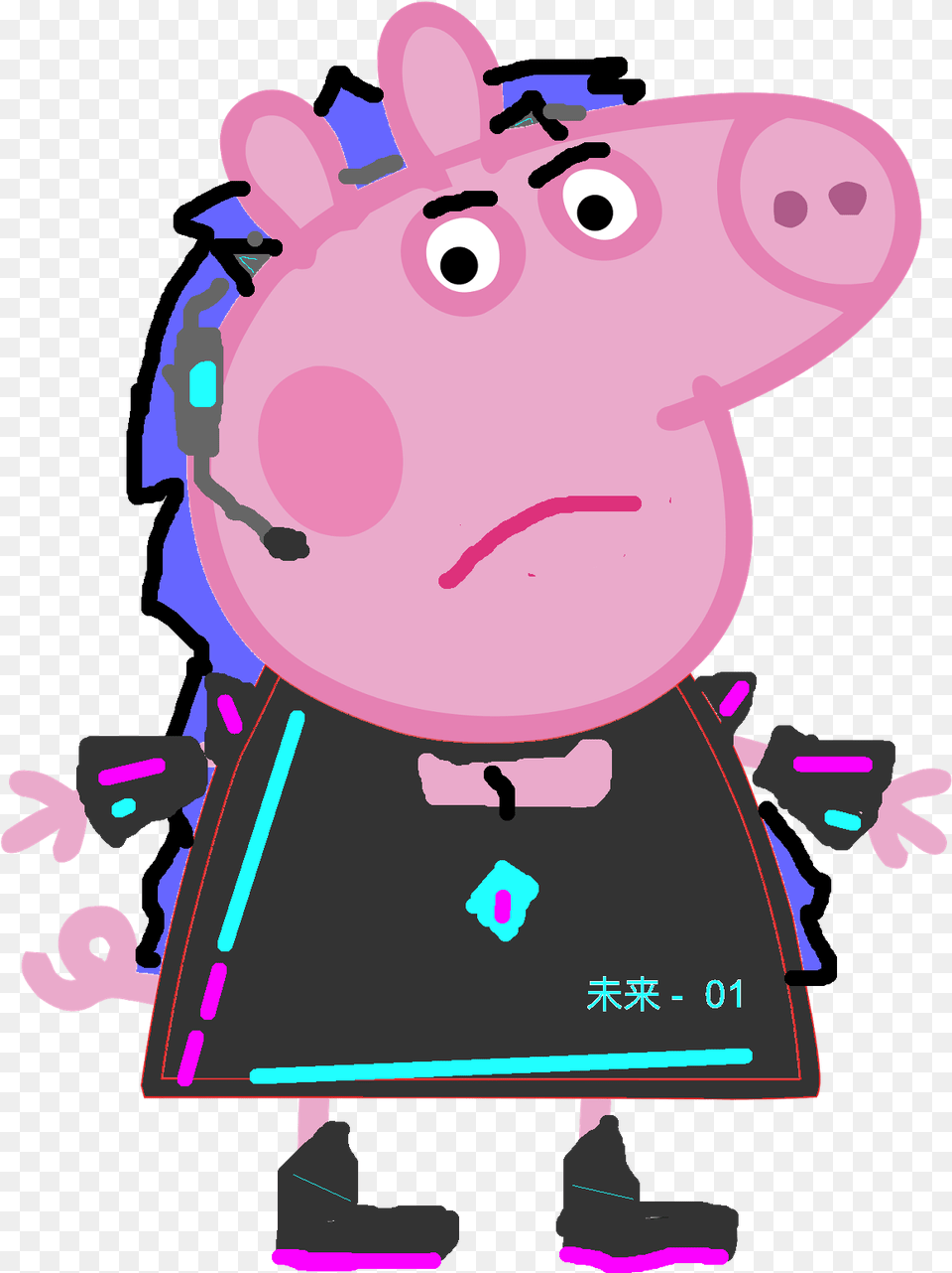 Peppa Pig Fanon Wiki E Girl Peppa Pig, Baby, Person, Face, Head Png Image