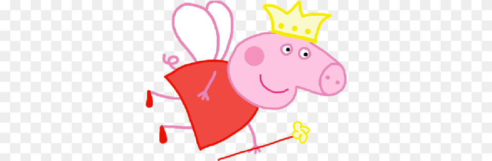 Peppa Pig Funny Fairy Party Clipart 1 U0026middot Peppa Peppa Pig, Baby, Person Free Png