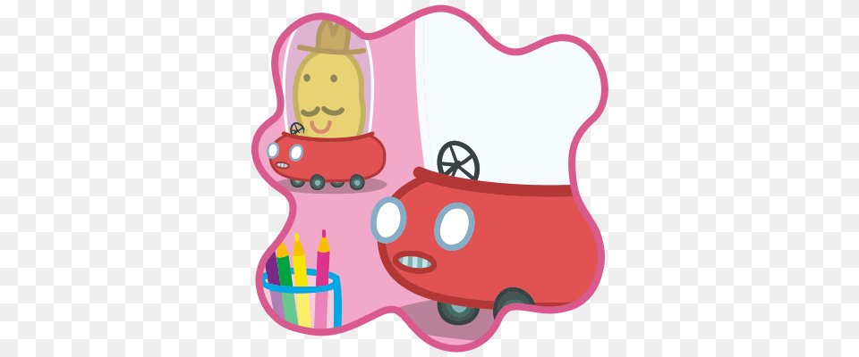 Peppa Pig Games Peppa Pig World, Birthday Cake, Cake, Cream, Dessert Png Image