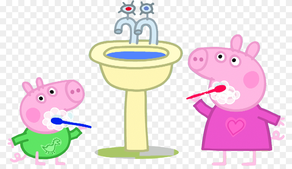 Peppa Pig Gif Fountain, Architecture, Water, Brush Free Transparent Png