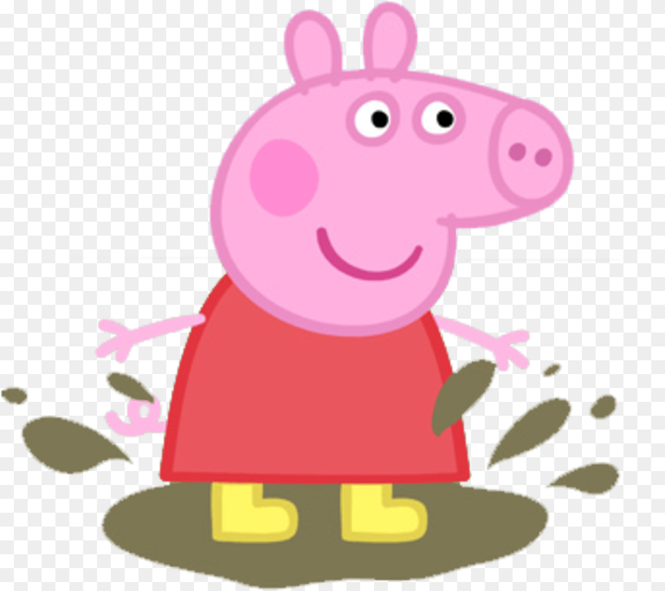 Peppa Pig In Mud, Animal, Bear, Mammal, Wildlife Free Png